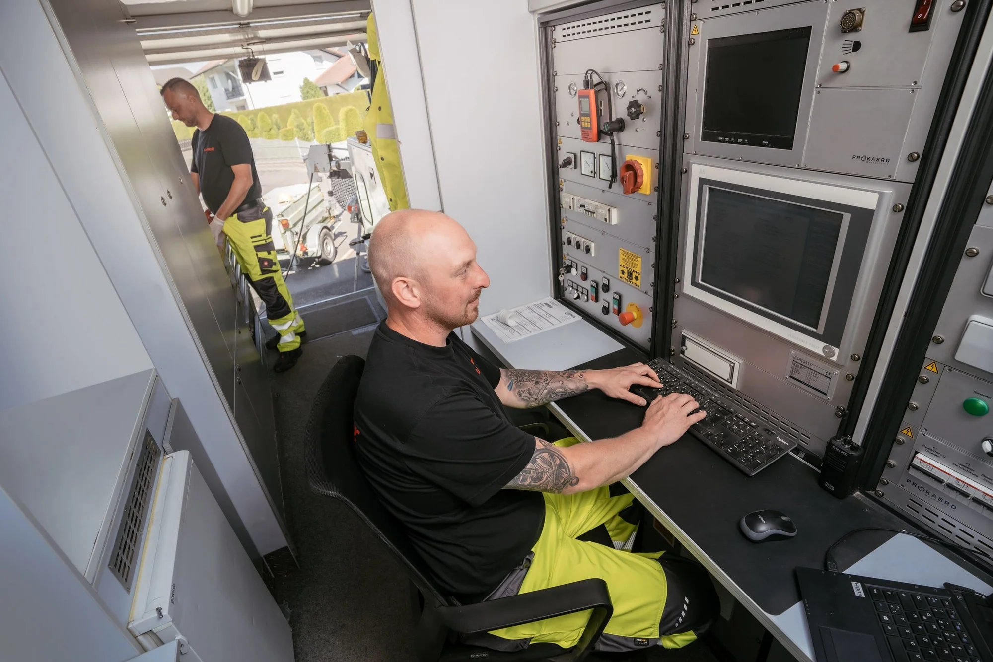 Kanalreinigung in Kößlarn an Schacht und Leitung